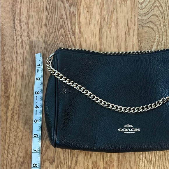 Coach Black Leather Chain Bag - Picture 5 of 6